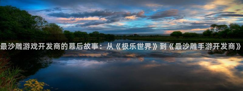 三牛娱乐注册：最沙雕游戏开发商的幕后故事：从《极乐世界》到《