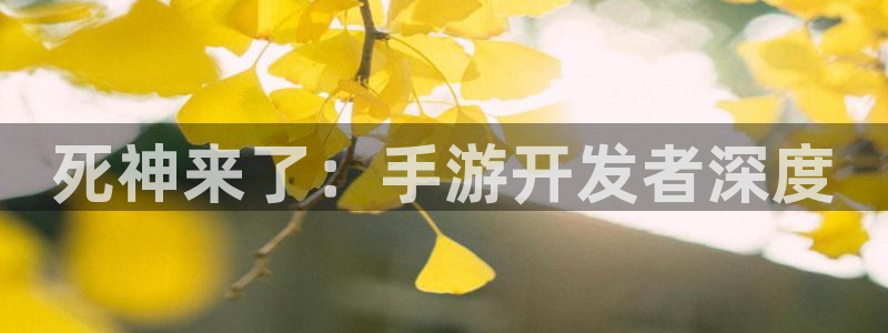 三牛娱乐网站：死神来了：手游开发者深度